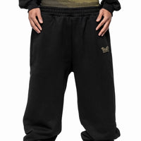 Black Unisex Camo Sweatpants