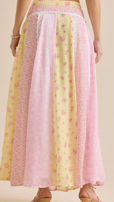 Flower Matching Skirt Set