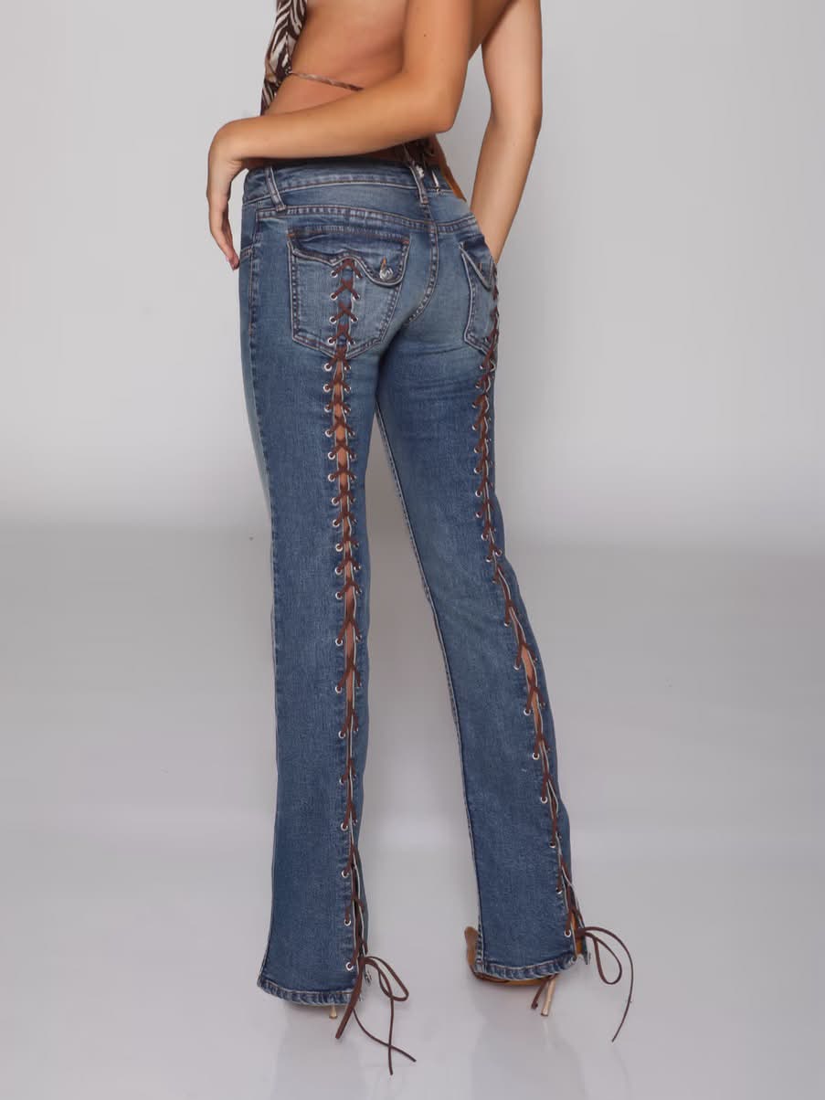 Laced Up Pants