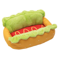 Heart to Tail Hot Dog Novelty Pet Bed